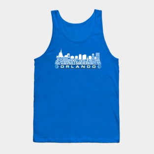 Orlando Basketball Team 23 Player Roster, Orlando City Skyline Tank Top